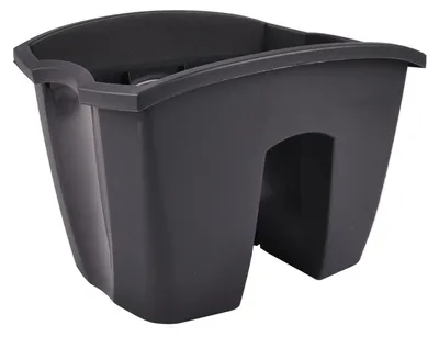 Image de Truhlík na zábradlí CROWN 24,2 cm - barva: antracit