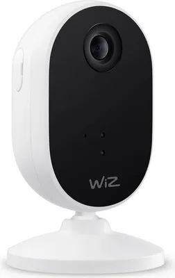 Zdjęcie produktu dla WiZ Kamera do zastosowań wewnętrznych, Wewnętrzna, Przewodowy i Bezprzewodowy, Amazon Alexa & Google Assistant, Biurko / Ściana, Biały, Kulisty