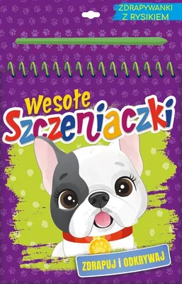 Produktbild von Wesołe szczeniaczki - (Kinder, Kratzbilder auf Polnisch)