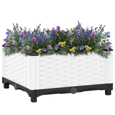 Image de vidaXL Hochbeet 40x40x23 cm Polypropylen