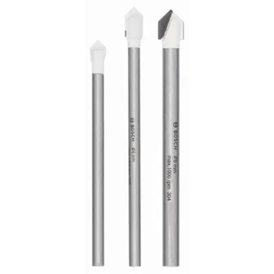 Produktbild von Bosch DIY Fliesenbohrer-Set 3-tlg. Steinbohrer 2609255590
