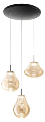 Obrázok produktu pre Závesné LED svietidlo Fabas Luce Deva 42 W, stmievateľné, s nastaviteľnou farbou svetla (jantárová), 3774-47-125