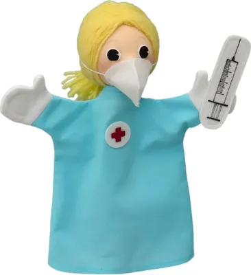 Produktbild von Krankenschwester 27cm, Handpuppe