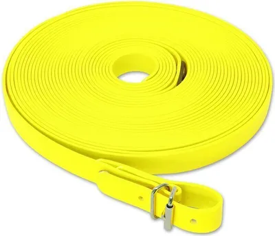 Produktbild von Mystique® Biothane Schweißriemen 19mm neon gelb 12m