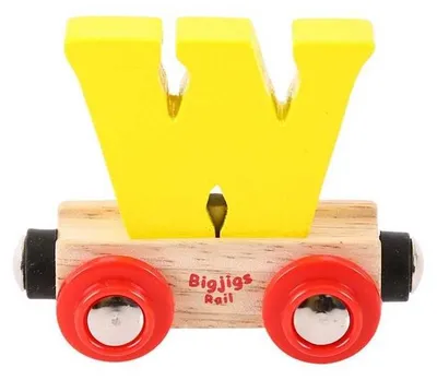 Obrázek produktu pro Vagónek dřevěné vláčkodráhy - Písmeno W