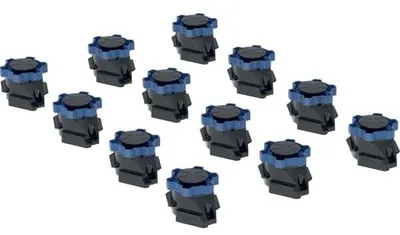 Image de Set Geberit pieds pour receveurs de douche, dès 160 cm, hauteur réglable 6-12 cm, 554.952.00.2