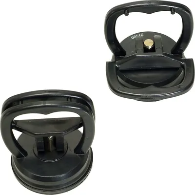 Image de 2 x ventouses MINI à une main Ventouse pour verre Ventouse en caoutchouc pour miroir Carreaux et autres 55 mm
