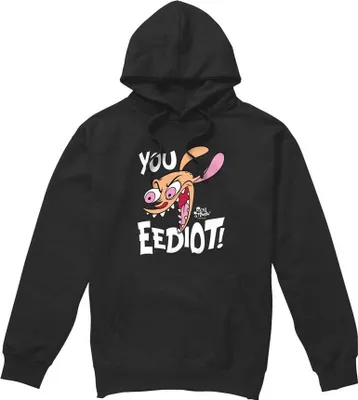 Image de Ren & Stimpy - "You Eediot !" Sweat à capuche pour homme TV8762 (L) (Noir)