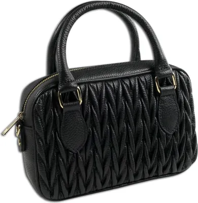 Immagine prodotto di Toscanto borsa in pelle da donna a tracolla nera OTTM815SS