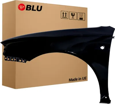 Immagine prodotto di BLU Parafango compatibile con Audi A3 8L LY9B Sinistra Schwarz BrillantSchwarz | 1996-2000 | Anteriore | Verniciato | Pronto per il montaggio | Acciaio