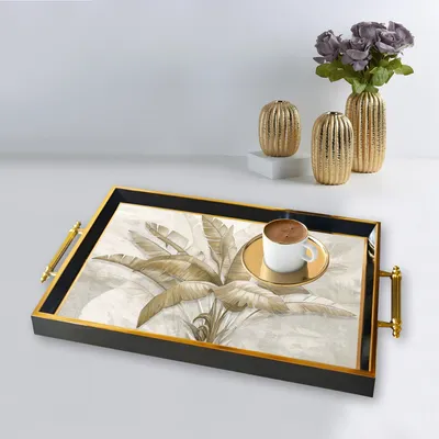 Produktbild von Evila Originals, TPA9807, Tablett, Mehrfarbig, 100 % GLAS, 50 x 29 x 3,5 cm