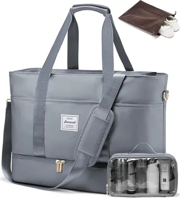 Produktbild von LOVEVOOK Damen Reisetasche mit Schuhfach und Kulturbeutel