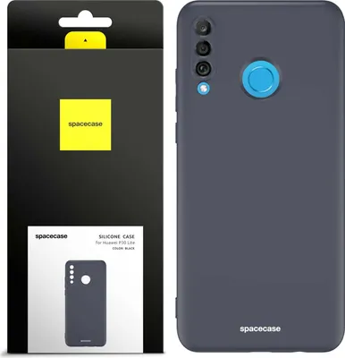 Image de Coque en silicone SPACECASE Coque en silicone pour Huawei P30 Lite Noir