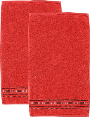 Produktbild von Erwin Müller Gästetuch Achern" 2er-Pack rot 30x50 cm"