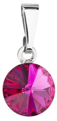 Obrázok produktu pre Očarujúci prívesok s fuchsiovým kryštálom Swarovski 54018.3 fuchsiová