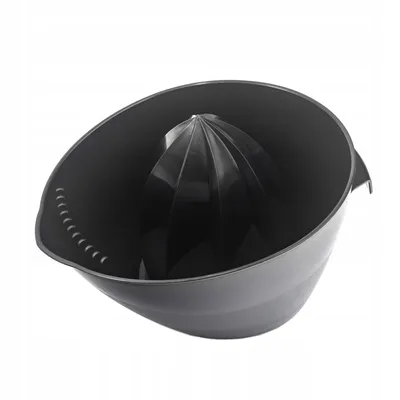 Immagine prodotto di KADAX Spremiagrumi manuale in plastica, spremiagrumi, spremifrutta (nero)