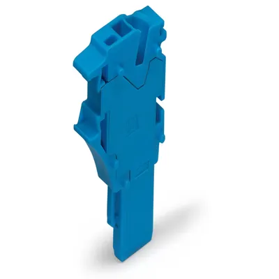 Produktbild von WAGO 1-Leiter-Federleisten-Anfangsmodul;Push-in CAGE CLAMP®;4 mm²;blau 2022-164
