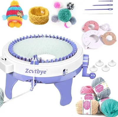 Produktbild von Famanu Strickmaschine 48 Nadeln - Benutzerfreundlich und vielseitig
