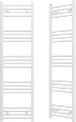 Produktbild von Granitan | Badezimmerheizkörper Breno - 40x140 cm - Weiß - Modernes Design - Handtuchwärmer