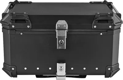 Obrázek produktu pro Top Case 65L kufr na motorku z hliníkové slitiny, vodotěsný, tlumící nárazy, dvojité zamykání, se 2 klíči, reflexní nálepka