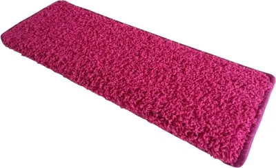 Immagine prodotto di : 24x65 cm rettangolare Gradini per scale Color Shaggy rosa rettangolare, autoadesivo