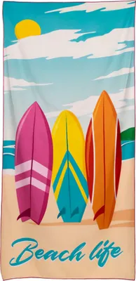 Produktbild von Mikrofaser Strandtuch Beach Life Surf
