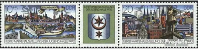 Produktbild von Briefmarken DDR 1990 Mi WZd828 (kompl.Ausg.) postfrisch Briefmarkenausstellung der Jugend