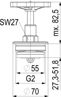 Produktbild von Js Fettkammer-Ot,Durchg./Schraeg. Steig.sp.,Dn50,2",Messing,Epdm