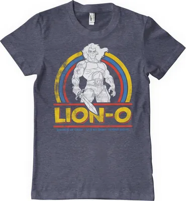 Produktbild von Lion-O - Swords Of Omen T-Shirt - Medium - NavyHeather