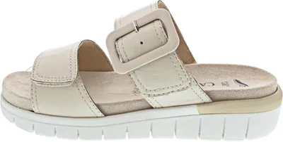 Produktbild von CAPRICE Pantolette Leder beige H-Weite