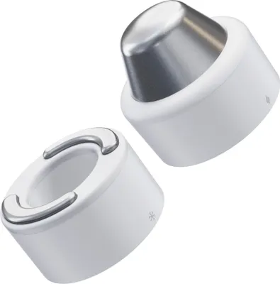 Produktbild von Therabody FG TheraFace Hot & Cold Rings - White Massagegerät Gesicht Weiß
