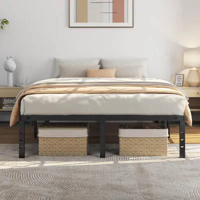Productafbeelding van Yaheetech bedframe, 160 x 200 cm, dubbelbed, metalen bedframe, 36 cm hoog