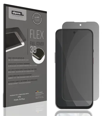 Immagine prodotto di Pellicola protettiva Privacy per ZTE Fresh 70 Plus Protezione Antiurto Anti-Shock