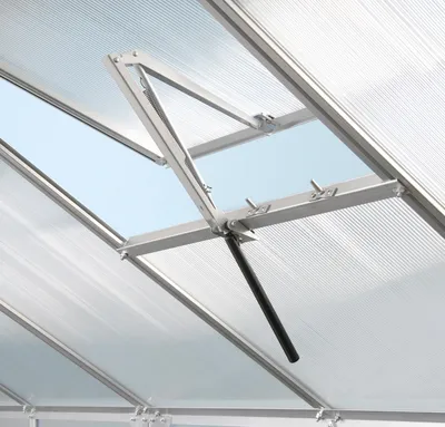 Obrázok produktu pre Vitavia automatické otváranie strešných okien "Thermovent" pre skleníky Vitavia hliníkový blank