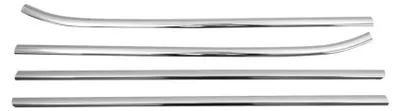 Produktbild von OMAC Zier- / Schutzleiste Türscheibe Fensterleiste 3215142 Fenster Ein-/Anbau für HYUNDAI i30 (GD) Edelstahl für Hyundai I30