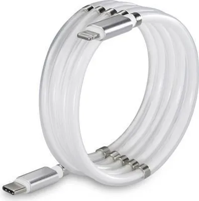 Obrázok produktu pre Renkforce TO-6886782, Biela, USB C, Lightning, 2 m, Samec, Samec