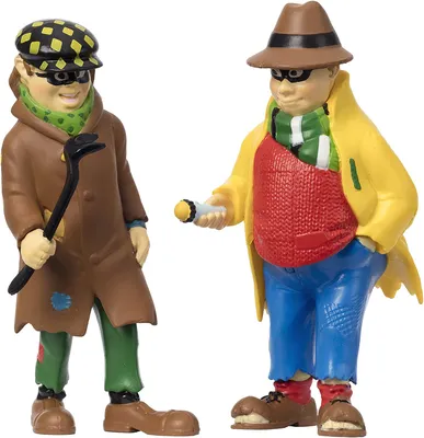 Produktbild von Kinderboeken Pippi Langstrumpf Spielzeugfiguren Räuber 2er-Set Puppen