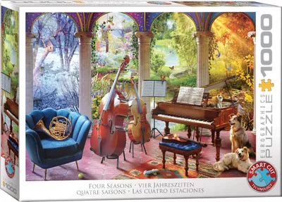 Image de puzzle de 1000 pièces - Quatre saisons