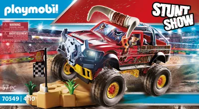 Image de PLAYMOBIL Stuntshow 70549 Camion cascadeur Horned