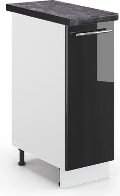 Zdjęcie produktu dla Szafka apteczna Vicco Fame-Line Antracyt wysoki połysk 30 cm , BP Antracyt, Model 46715