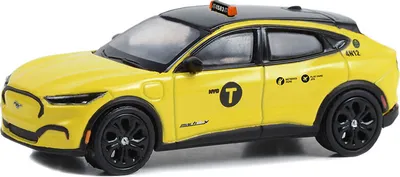 Produktbild von FORD Mustang Mach-E 2022 aus der Serie NYC TAXI unter Blisterverpackung., GREEN30430, Maßstab1/64, GREENLIGHT