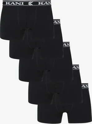 Produktbild von Karl Kani Herren KM241-BB012-104-12-08 Retro Tape 8 Pack Boxer Briefs M black