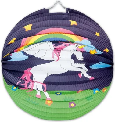 Produktbild von DIV 13149 - Laterne Einhorn Ø 23 cm