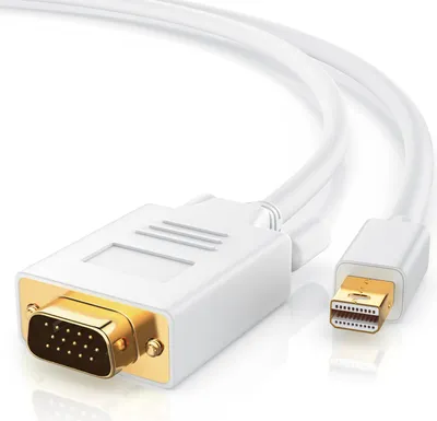 Immagine prodotto di CSL Cavo audio e video da Mini Displayport a VGA, adattatore per monitor miniDP / compatibile con Thunderbolt 1 e 2 - 3 m