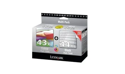 Produktbild von Lexmark 80D2966, Schwarz, Tinte auf Pigmentbasis, 2 Stück(e), Multipack