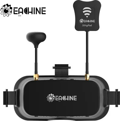 Produktbild von Eachine EV800DM Varifocal 5.8G 40CH Diversity FPV-Brille mit HD DVR 3 Zoll 900 * 600 Video Headset Eingebauter 2000mAh Akku