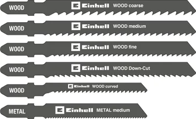 Immagine prodotto di Accessori per seghetti alternativi Einhell Scatola di lame per seghetti alternativi 10 pezzi T