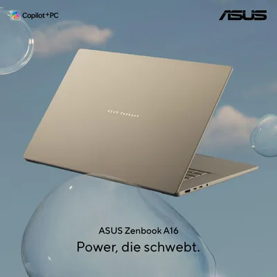 Produktbild von ASUS Zenbook A16 UX3607OA-SQ073W, Snapdragon, 40,6 cm (16"), 2880 x 1800 Pixel, 48 GB, 1 TB, Windows 11 Home