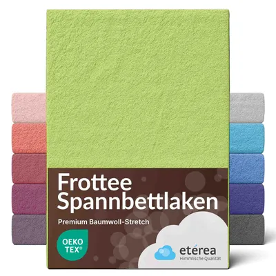 Zdjęcie produktu dla Prześcieradło z gumką z frotte etérea, 80% bawełna, 20% poliester, 180x200 – 200x200 cm
