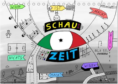 Produktbild von SchauZeit (Tischkalender 2025 DIN A5 quer), CALVENDO Monatskalender